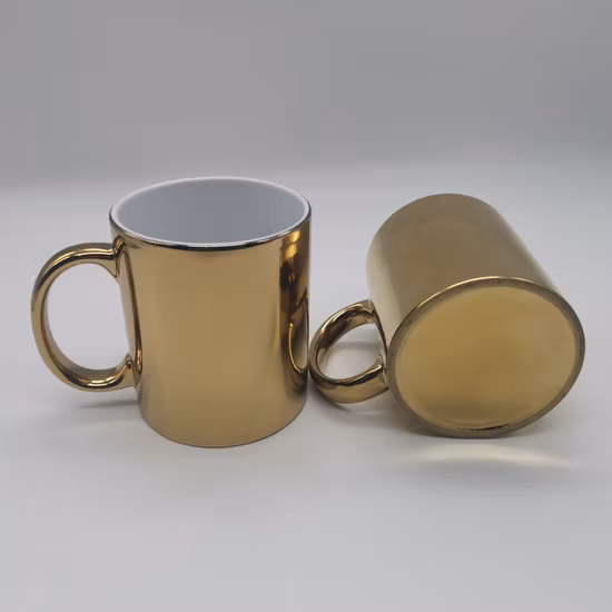 Bicchieri in porcellana di alta qualità Cina all'ingrosso decalcomania personalizzata stampa alfabeto per bambini caffè bianco tazza di latte tazza con manico in oro